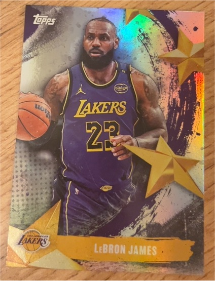 2025-26 Topps Stars of the NBA #SA-6 LeBron James — front