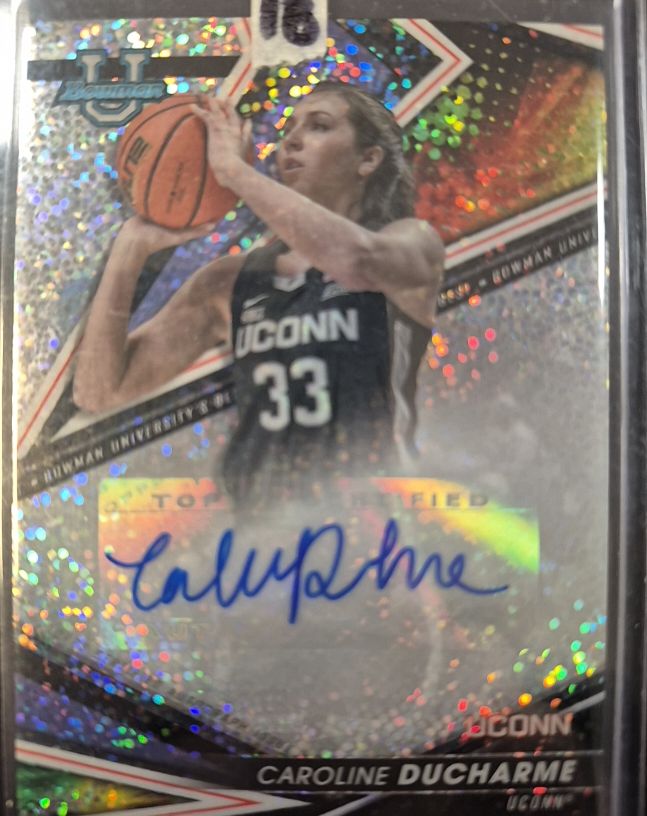 2022-23 Bowman University Best #BOA-CD Caroline Ducharme — front