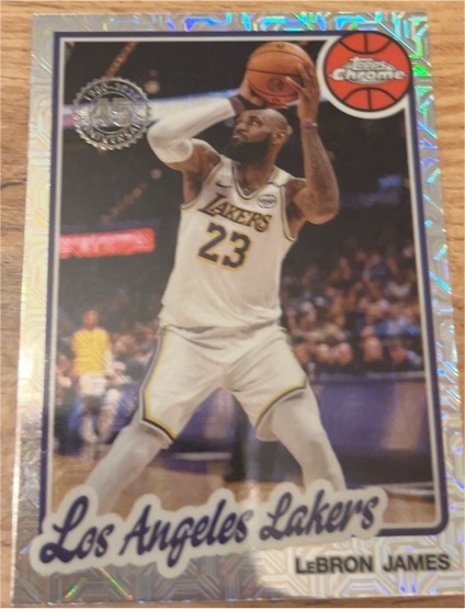 2025-26 Topps Chrome #TC-LJ LeBron James — front