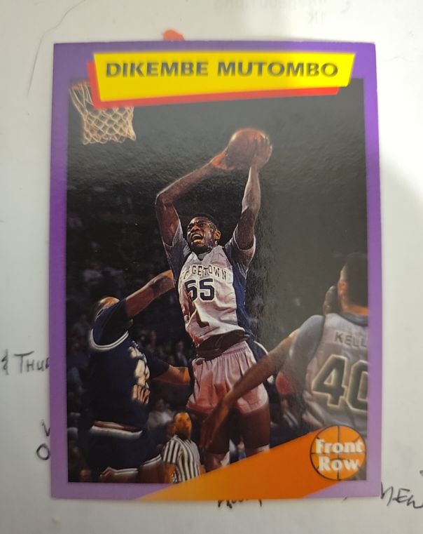 1992 Front Row Dream Picks #9 Dikembe Mutombo — front