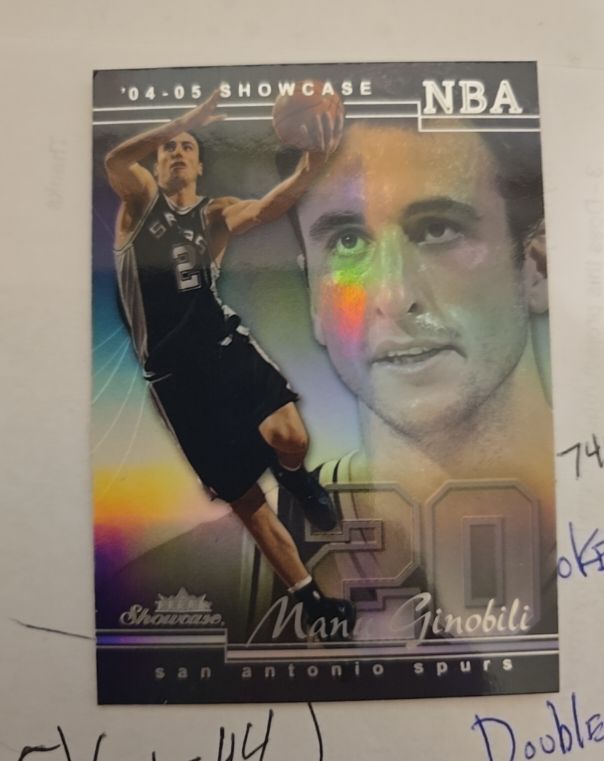 2004-05 Fleer Showcase #43 Manu Ginobili — front