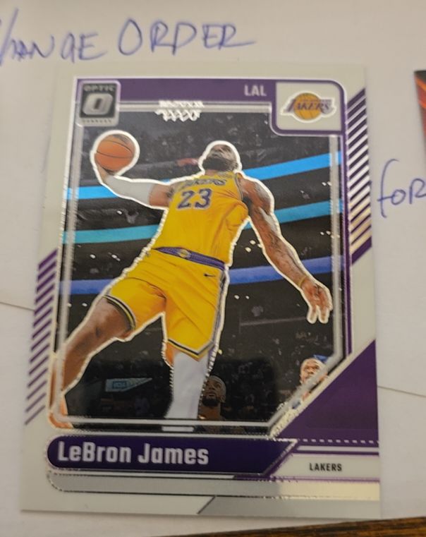 2024-25 Panini Donruss Optic #148 LeBron James — front