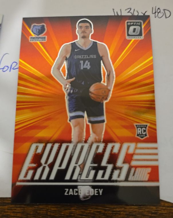 2024-25 Panini Donruss Optic #10 Zach Edey Express Lane — front