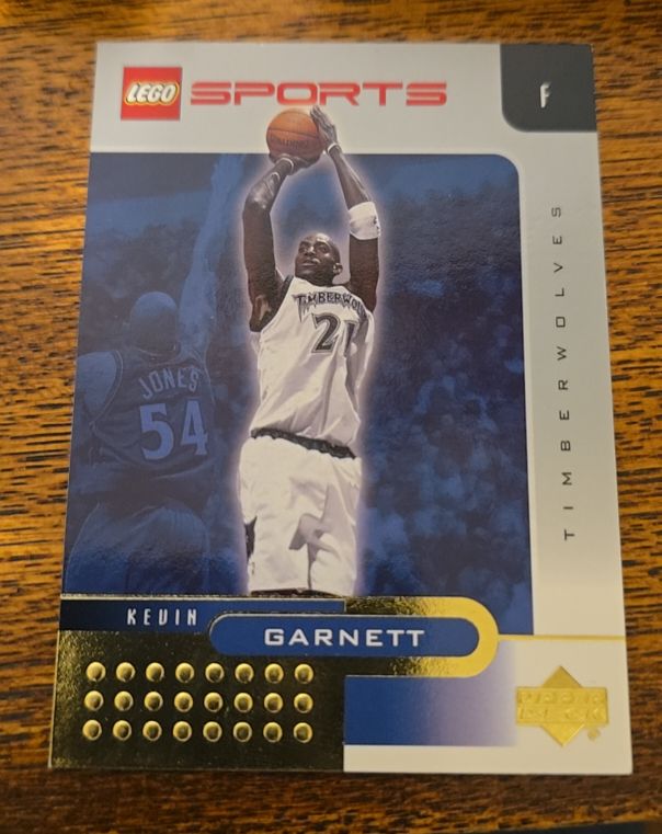 2003 Upper Deck Lego Sports #19 Kevin Garnett — front