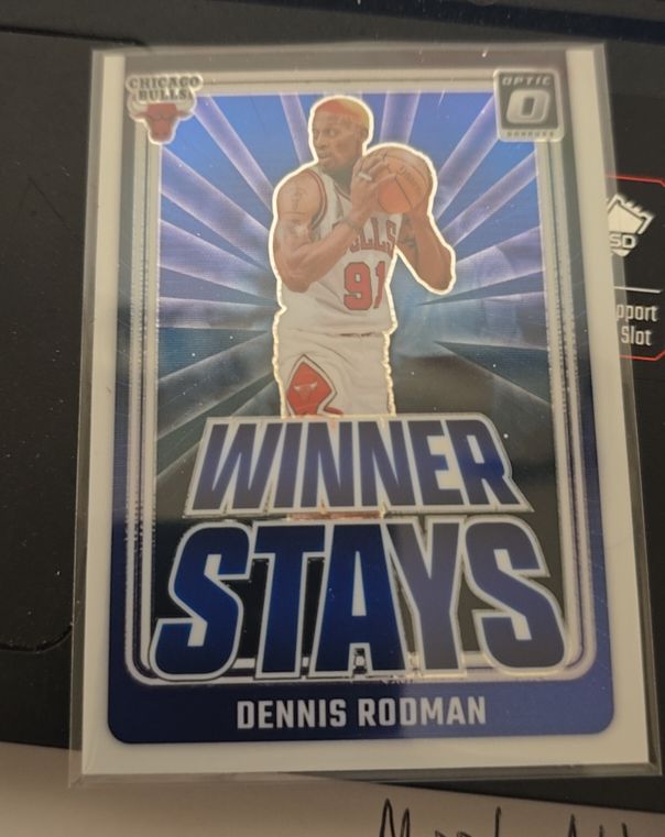 2024-25 Donruss Optic #16 Dennis Rodman Winner Stays — front