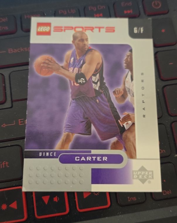2002-03 Upper Deck Lego Sports #7 Vince Carter — front