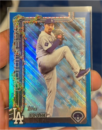 2025 Topps Holiday #H135 Blake Snell — front