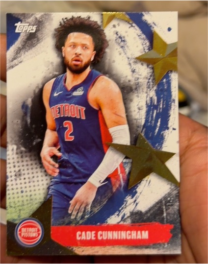 2025-26 Topps Stars of the NBA #SA-14 Cade Cunningham — front