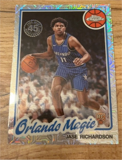 2025-26 Topps Chrome #TC-JR Jase Richardson — front