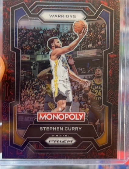 2023-24 Panini Prizm Monopoly #28 Stephen Curry — front