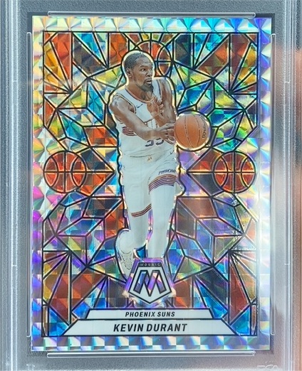 2023-24 Panini Mosaic Stained Glass Kevin Durant — front