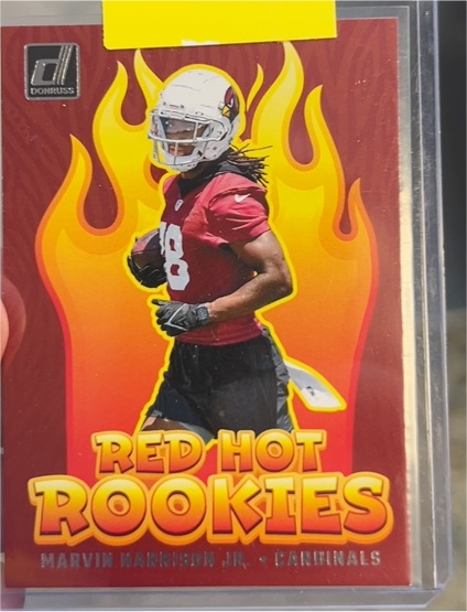 2024 Donruss #RHR-MJJ Marvin Harrison Jr. Red Hot Rookies — front
