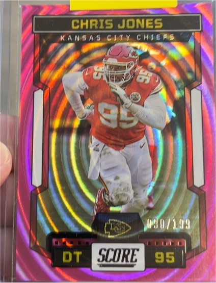 2023 Panini Score #126 Chris Jones — front