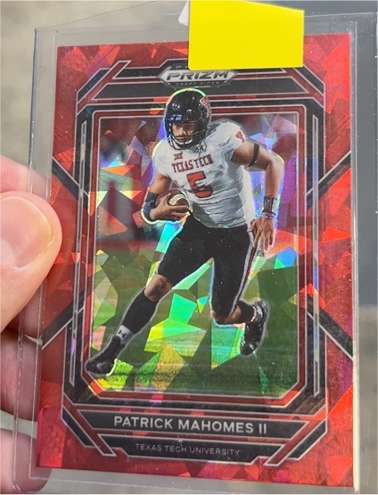 2023 Panini Prizm Draft Picks #81 Patrick Mahomes II Texas Tech University — front