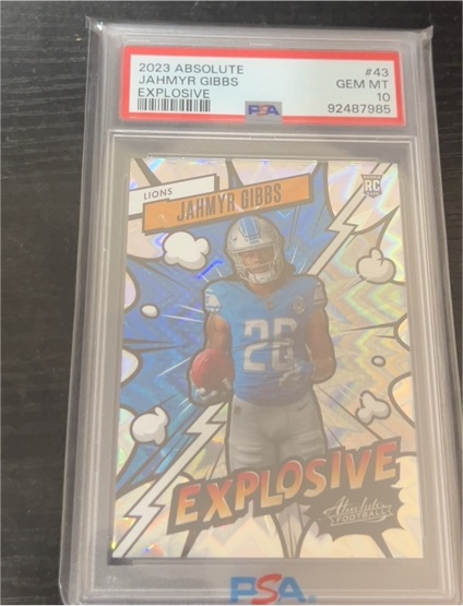 2023 Panini Absolute #43 Jahmyr Gibbs Explosive — front