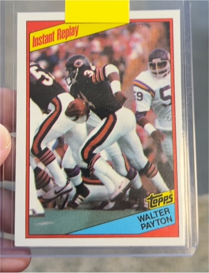 1984 Topps #229 Walter Payton Instant Replay — front