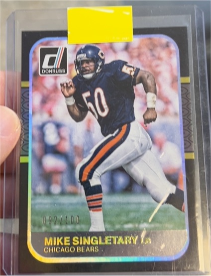 2016 Donruss 1987 Classic Set #5 Mike Singletary — front