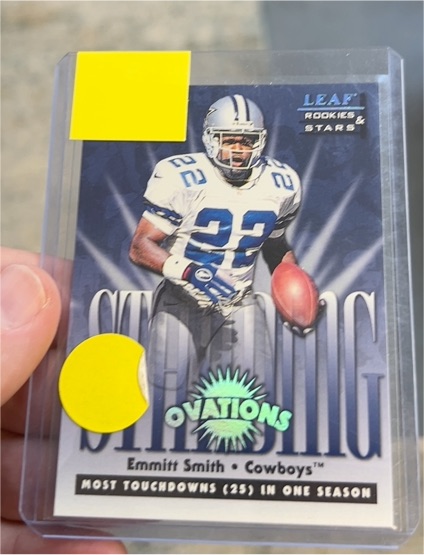 1998 Leaf Rookies & Stars Standing Ovations #3 Emmitt Smith — front