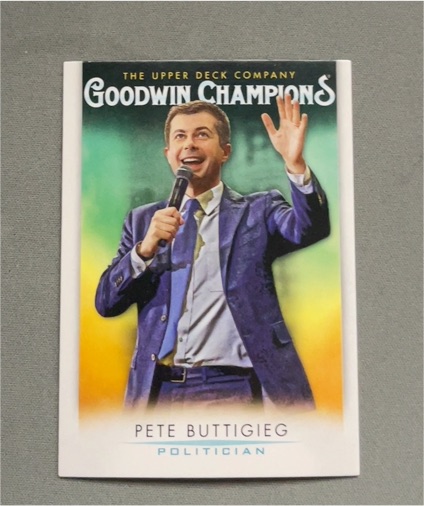 2021 Upper Deck Goodwin Champions #22 Pete Buttigieg — front