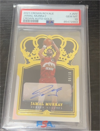 2021 Panini Crown Royale #JMY Jamal Murray — front
