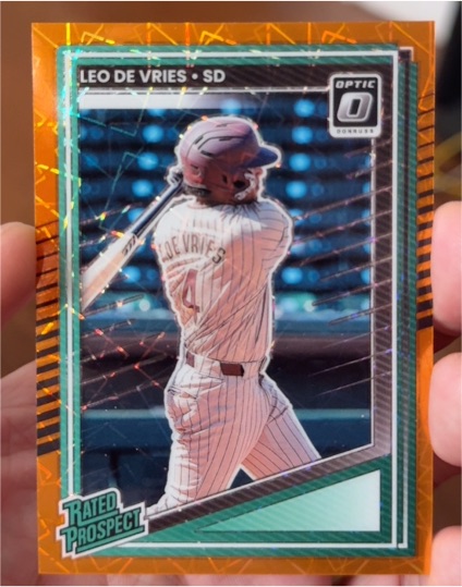 2025 Donruss Optic #148 Leo De Vries — front
