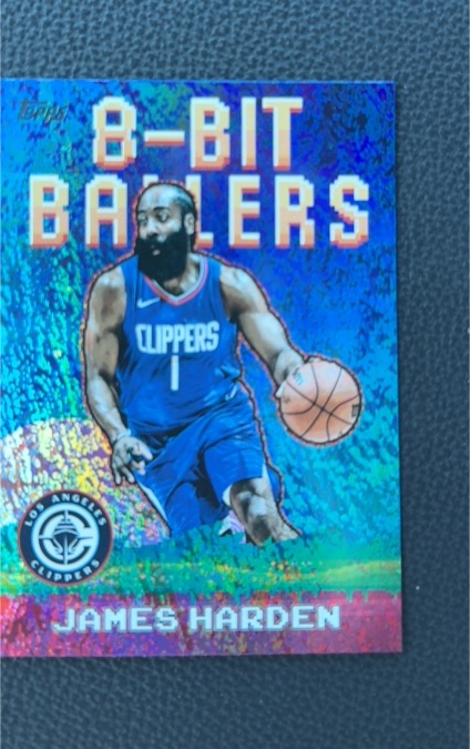 2025-26 Topps 8-Bit Ballers #8B-16 James Harden — front