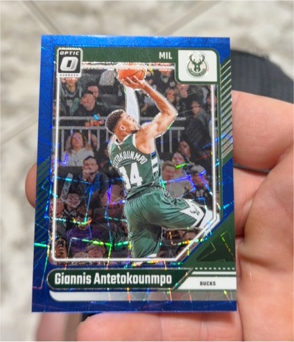 2024-25 Panini Donruss Optic #176 Giannis Antetokounmpo — front