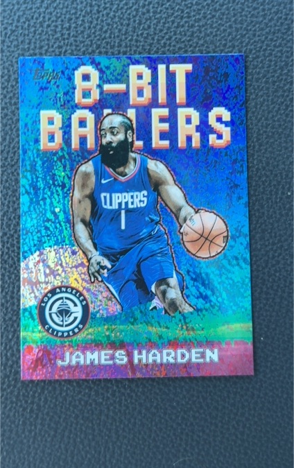2025-26 Topps Basketball #8B-16 James Harden 8-Bit Ballers — front