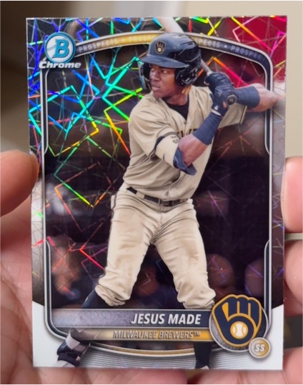 2025 Bowman Chrome #BCP-245 Jesus Made — front