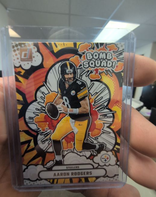 2025 Panini Donruss Bomb Squad #BS-ARS Aaron Rodgers — front