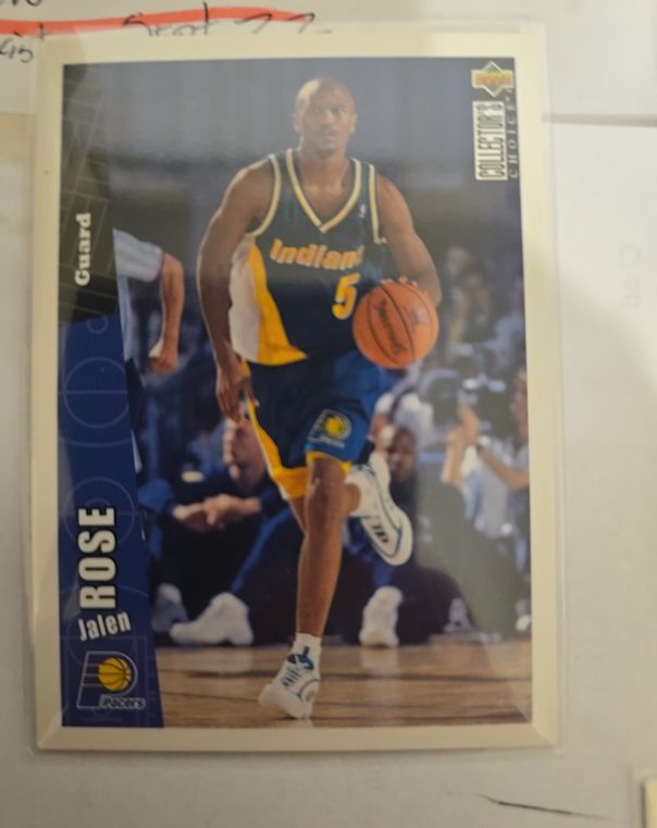 1996-97 Upper Deck Collector's Choice #258 Jalen Rose — front