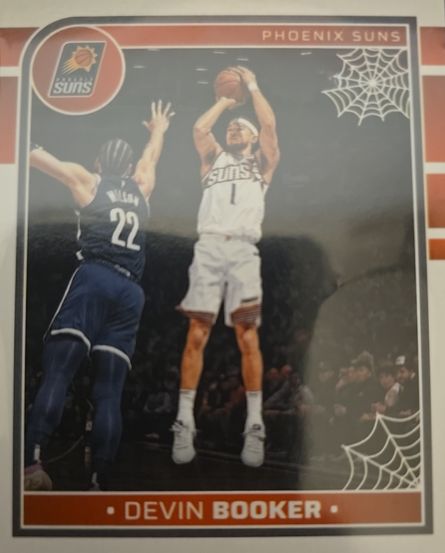 2024-25 Panini Hoops Haunted Hoops #90 Devin Booker — front