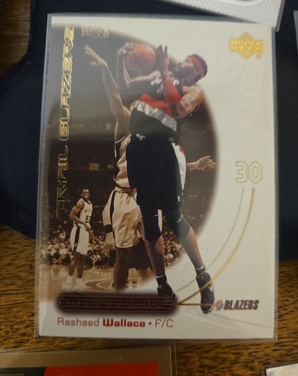 2000-01 Upper Deck Ovation #30 Rasheed Wallace — front