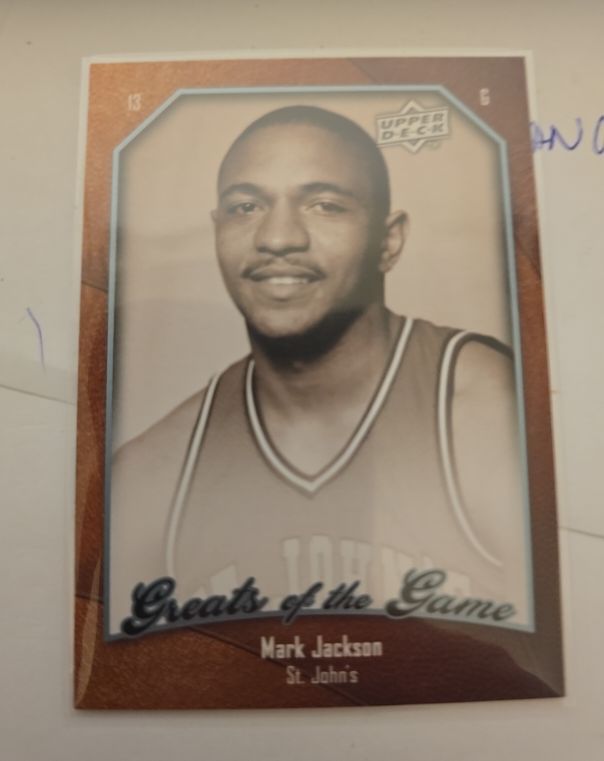 2010 Upper Deck Greats of the Game #6 Mark Jackson — front