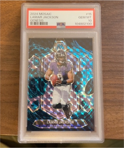 2024 Panini Mosaic Genesis #15 Lamar Jackson — front
