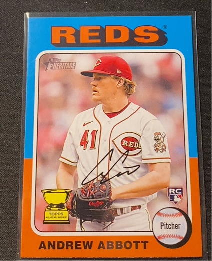 2024 Topps Heritage #470 Andrew Abbott — front