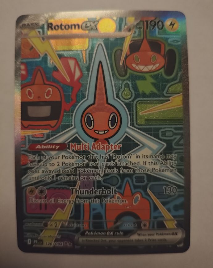 Pokemon 2012 BW Plasma Storm #126/094 Rotom ex — front