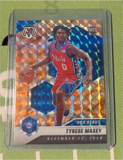 2020-21 Panini Mosaic NBA Debut #263 Tyrese Maxey — front