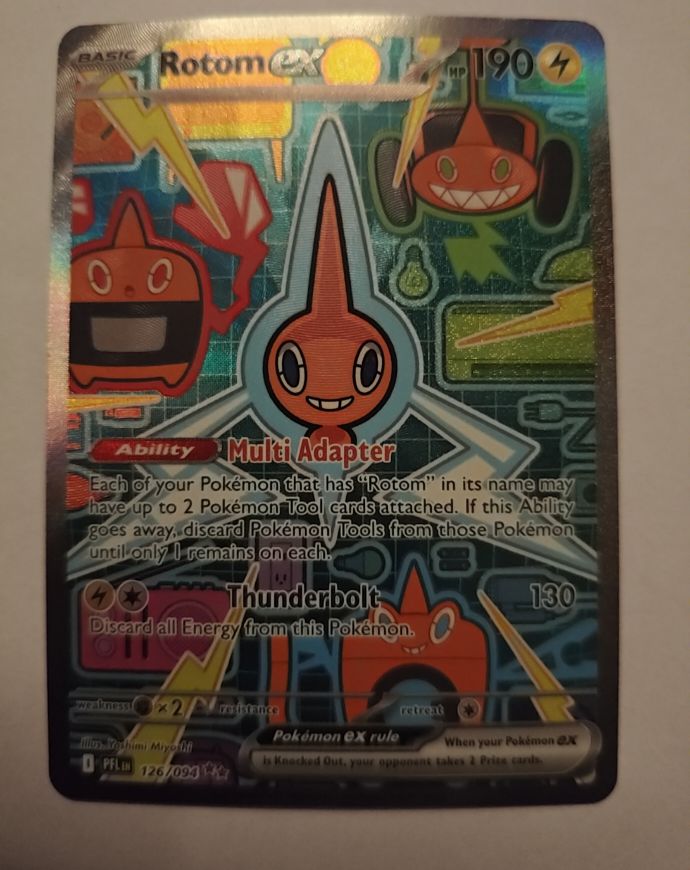 2025 Pokémon Japanese M2 #112/080 Rotom ex Inferno X — front