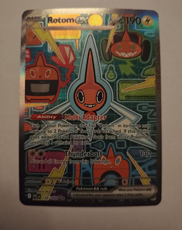 2025 Pokémon #112 Rotom EX — front