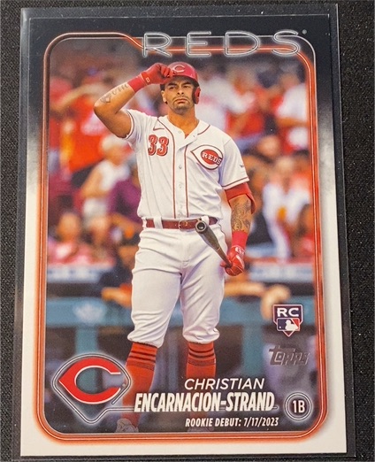 2024 Topps Update #US201 Christian Encarnacion-Strand — front