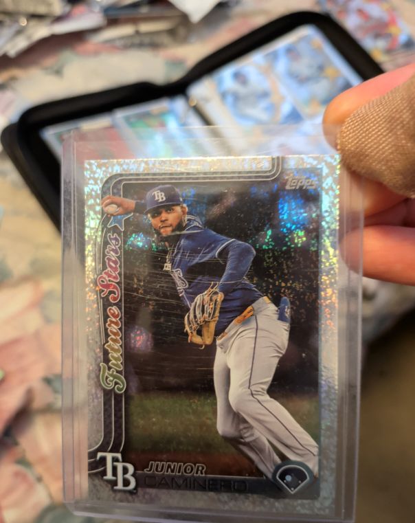2025 Topps Chrome Future Stars #FS-3 Junior Caminero — front