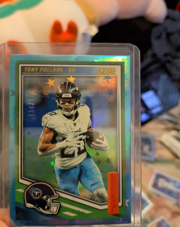 2025 Score #212 Tony Pollard — front