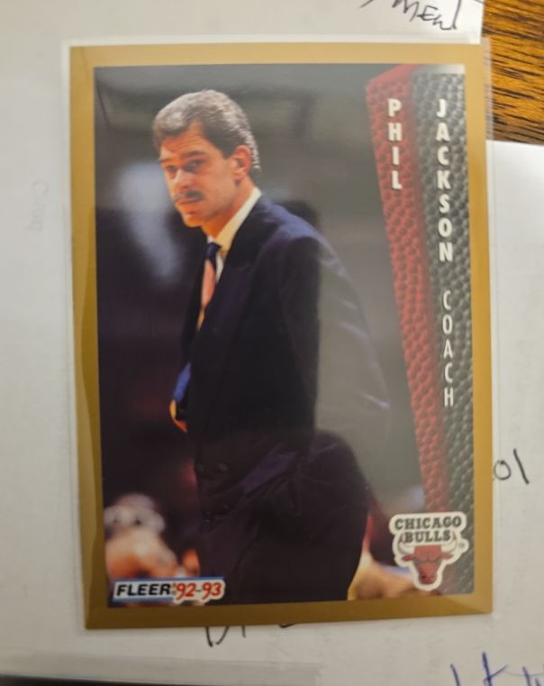 1992-93 Fleer #31 Phil Jackson — front