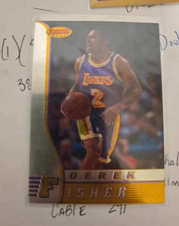 1996-97 Bowman's Best #R15 Derek Fisher — front