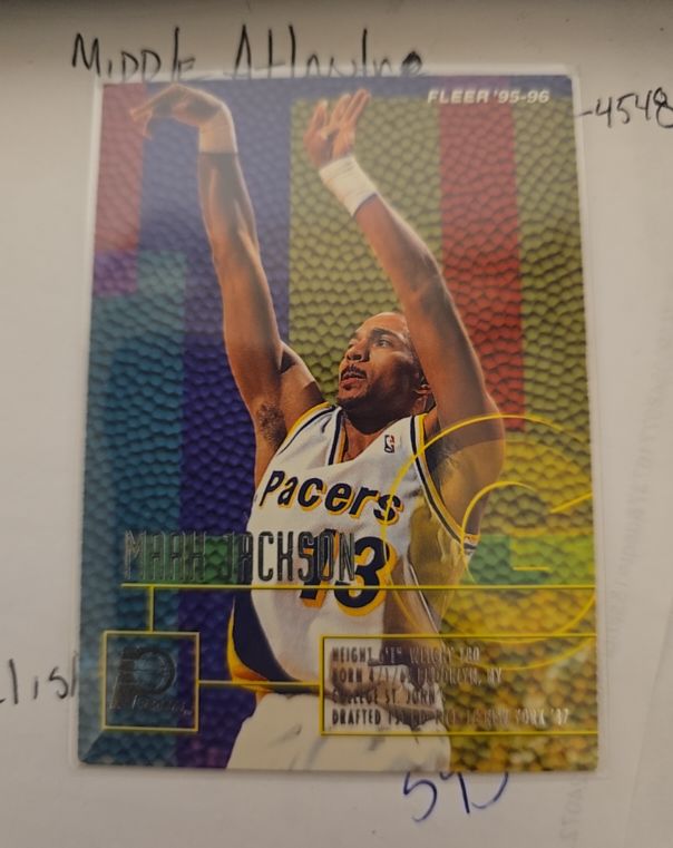 1995-96 Fleer #74 Mark Jackson — front