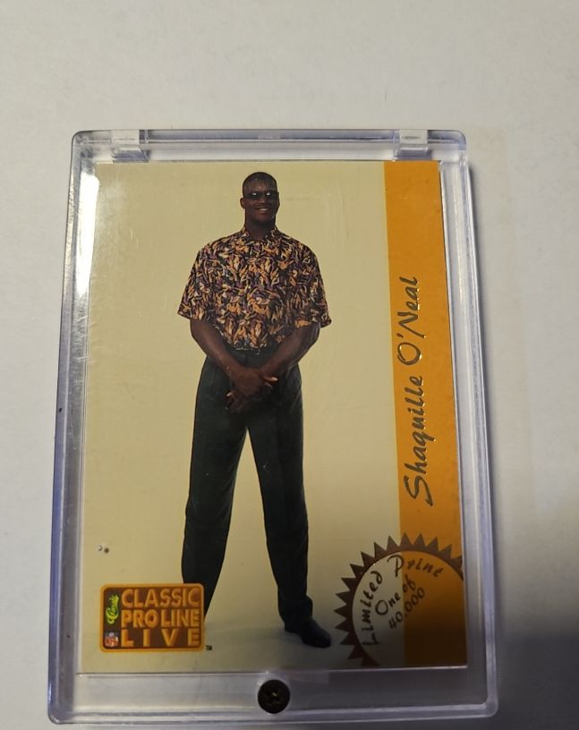 1993 Classic Pro Line Live #LP2 Shaquille O'Neal Limited Print — front