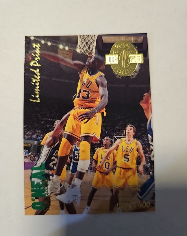 1993 Classic Four Sport #LP6 Shaquille O'Neal — front