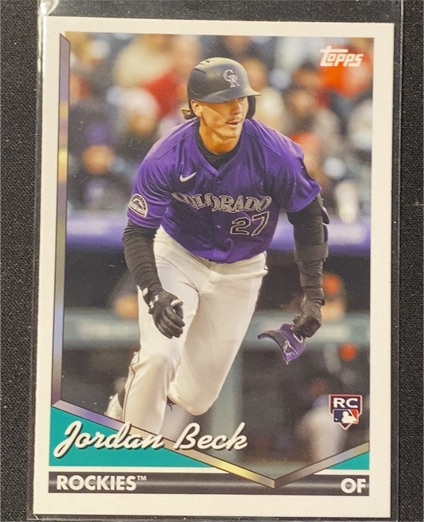 2024 Topps Archives #273 Jordan Beck — front