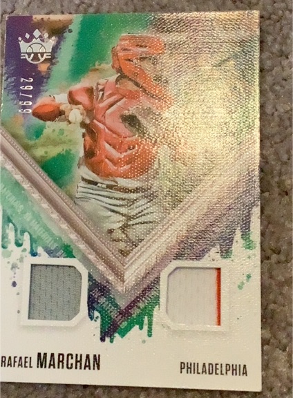 2021 Panini Diamond Kings DK Materials Dual Patch #DKM-RM Rafael Marchan — front